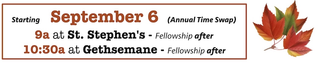Worship Time in Fall 2026